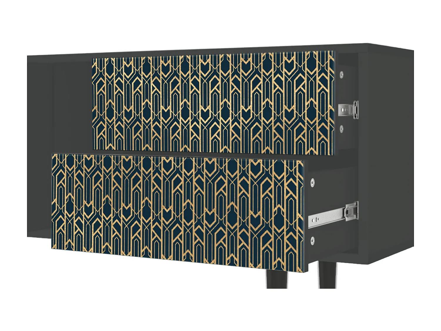 Mobile TV - 170х69х48 cm - T1 - Golden Empire, Antracite