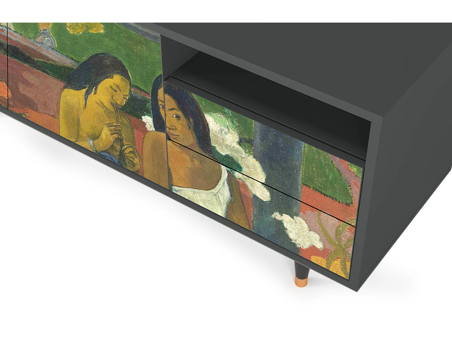 TV-meubel - 125х56х41 cm - T7 - Arearea , Antraciet