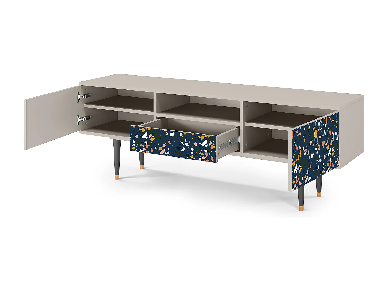 TV-Möbel - 170х59х41 cm - T6 - Night Sky Langhterns, Sand