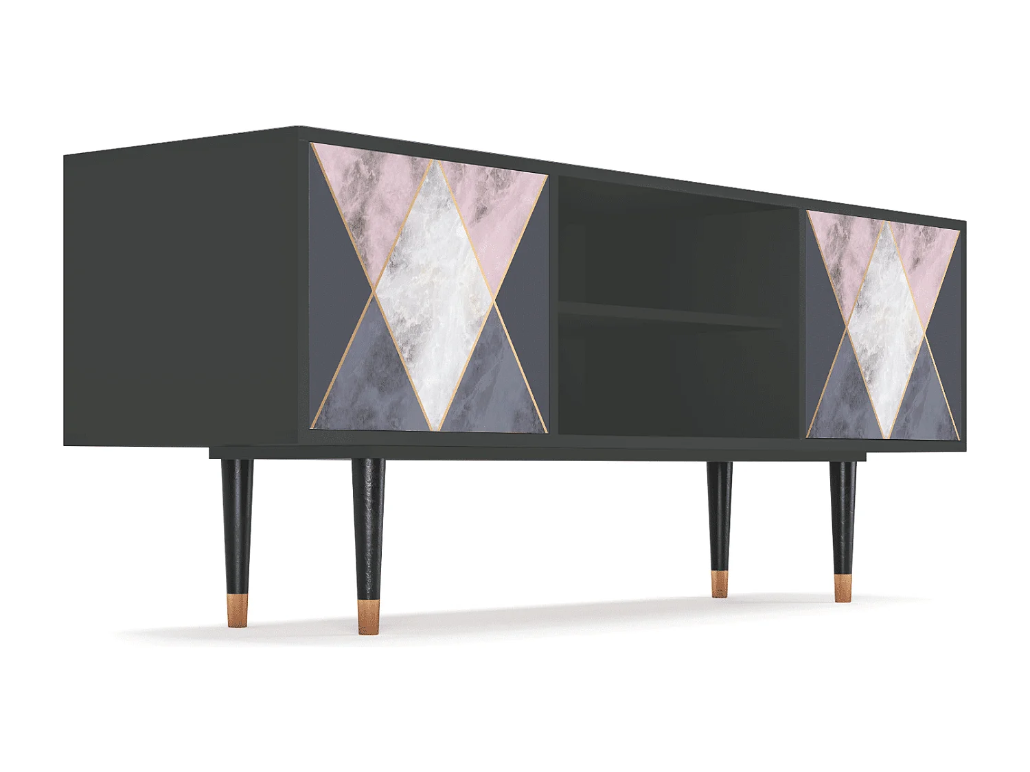 Meuble TV - 170х69х48 cm - T2 - Ideal Harmony, Anthracite