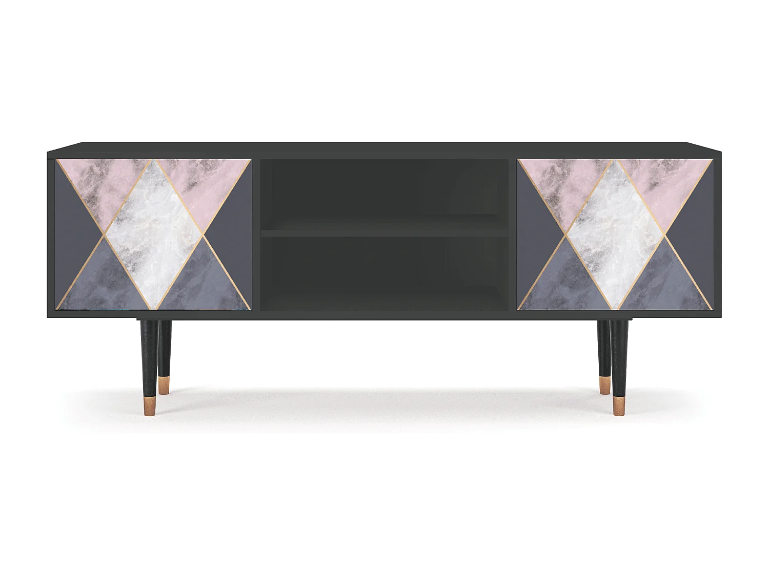 Meuble TV - 170х69х48 cm - T2 - Ideal Harmony, Anthracite