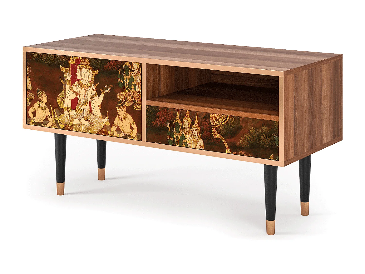 TV-meubel - 115х59х48 cm - T3 - Malyavan, Walnoot