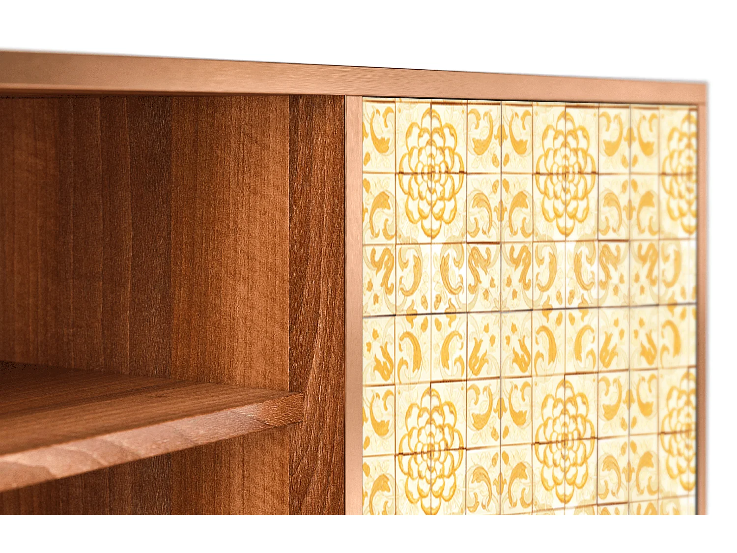 TV-Möbel - 170х69х48 cm - T2 - Sunshiny Tile, Walnuss
