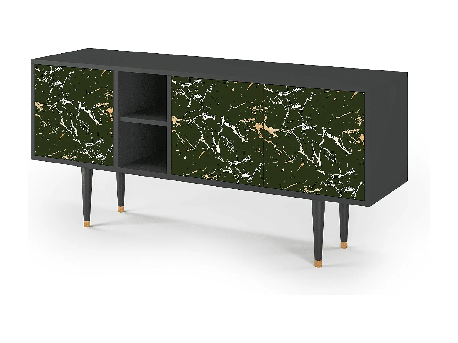 Meuble TV - 150х69х41 cm - T5 - Amazon Forest, Anthracite