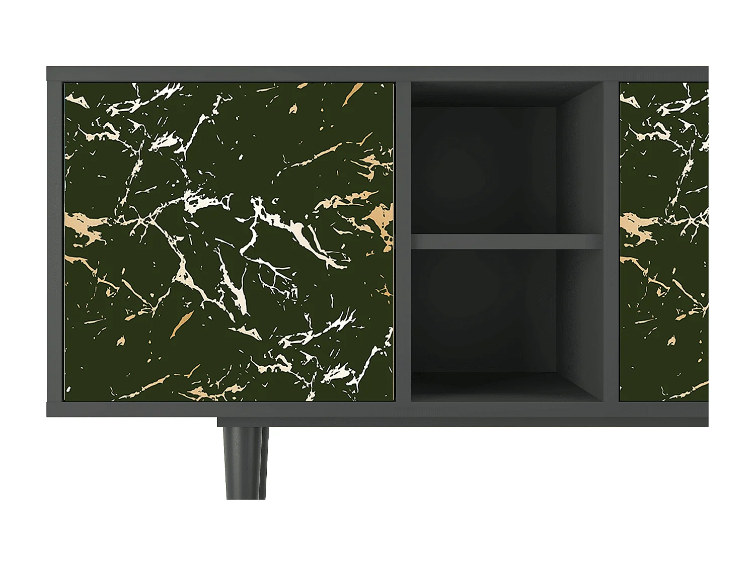 Meuble TV - 150х69х41 cm - T5 - Amazon Forest, Anthracite