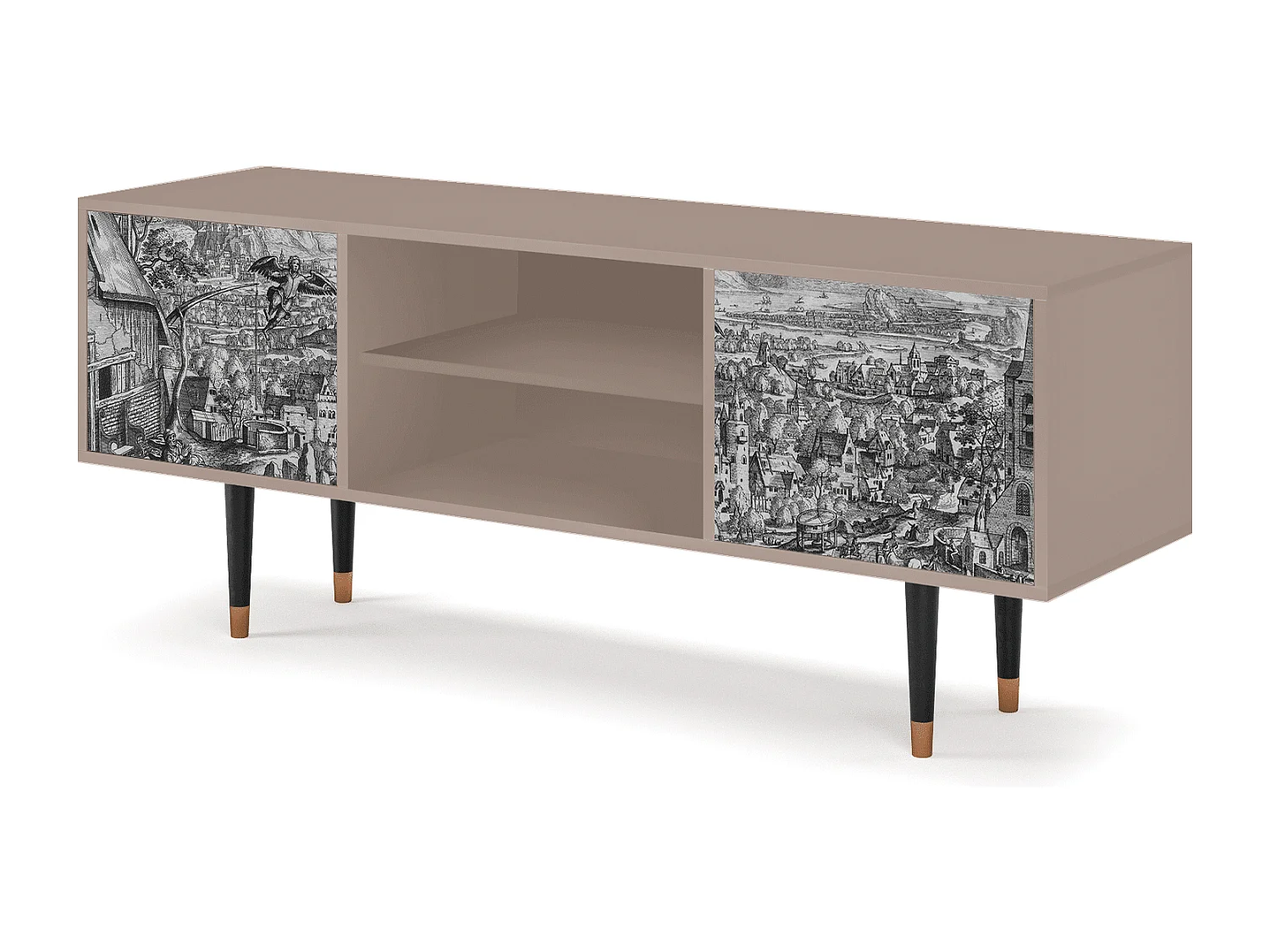 Mueble de TV - 170х69х48 cm - T2 - Departure, Latte