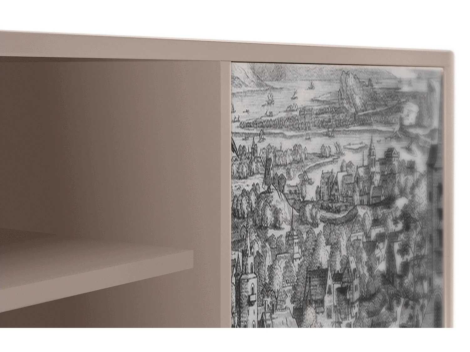 Mueble de TV - 170х69х48 cm - T2 - Departure, Latte