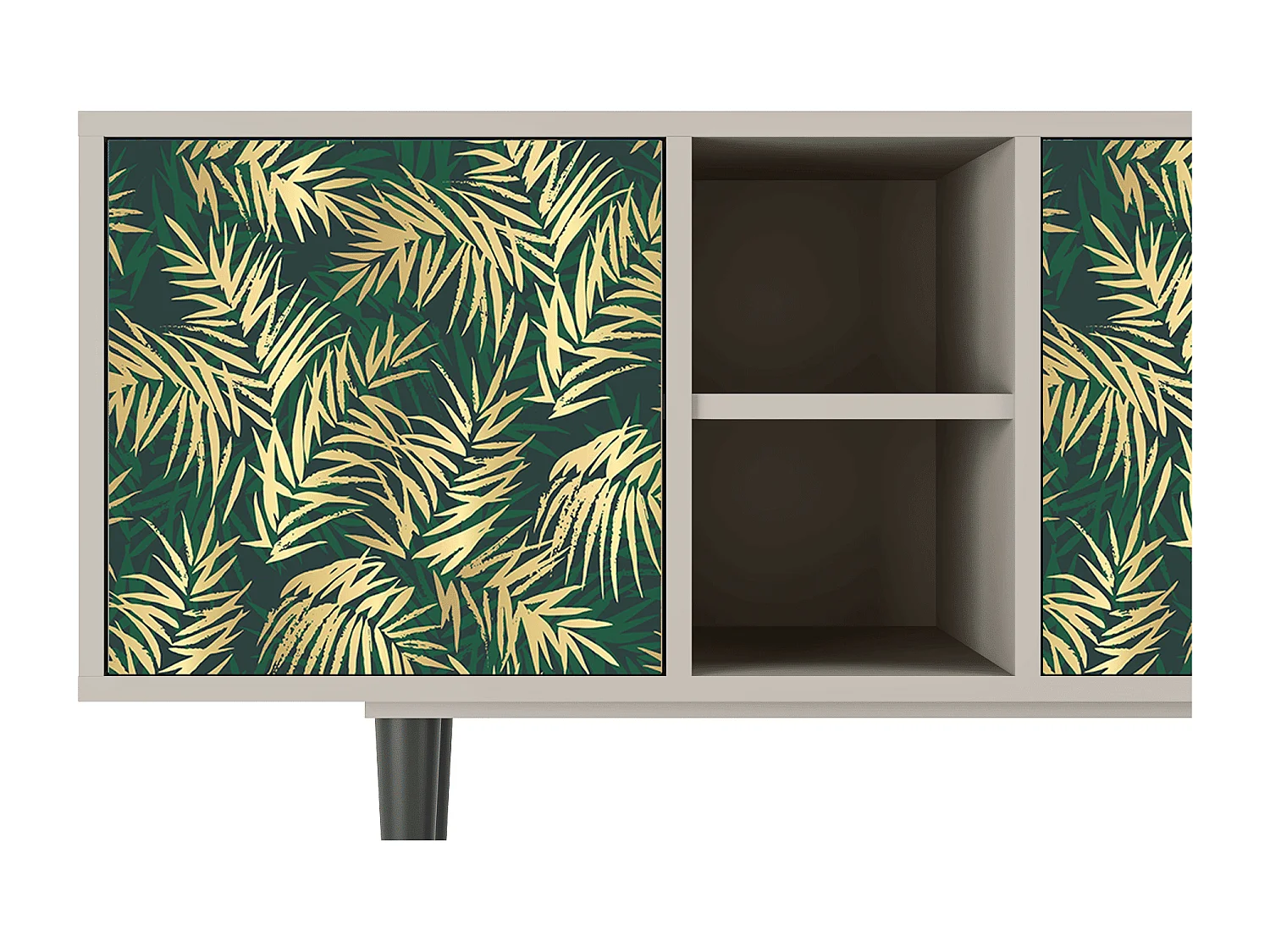 Mobile TV - 150х69х41 cm - T5 - Sunny Palm Tree, Sabbia