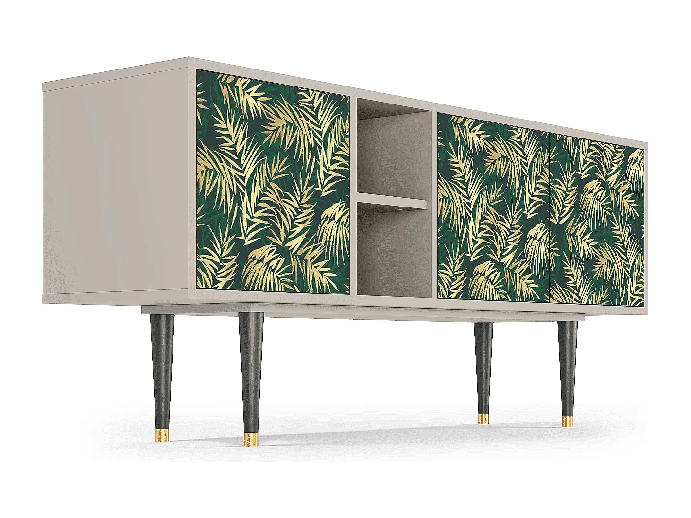 TV-Möbel - 150х69х41 cm - T5 - Sunny Palm Tree, Sand