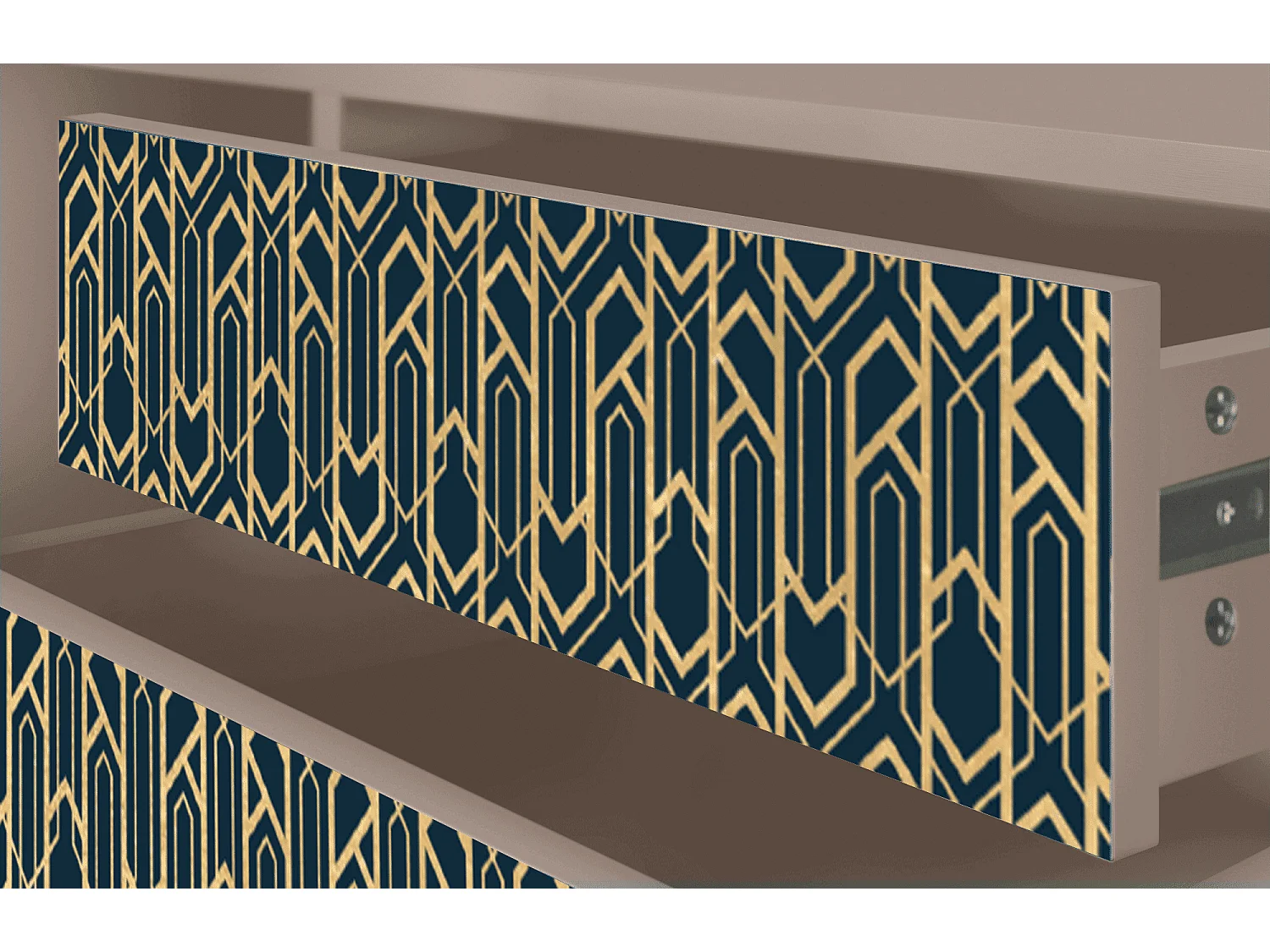 Meuble TV - 170х59х48 cm - T4 - Golden Empire, Latte