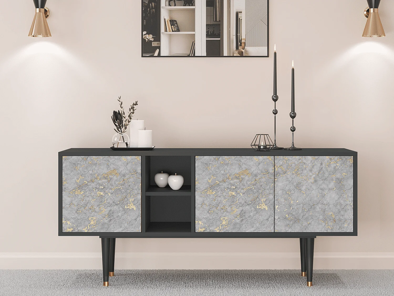 TV-Möbel - 150х69х41 cm - T5 - Mariana Trench, Anthrazit