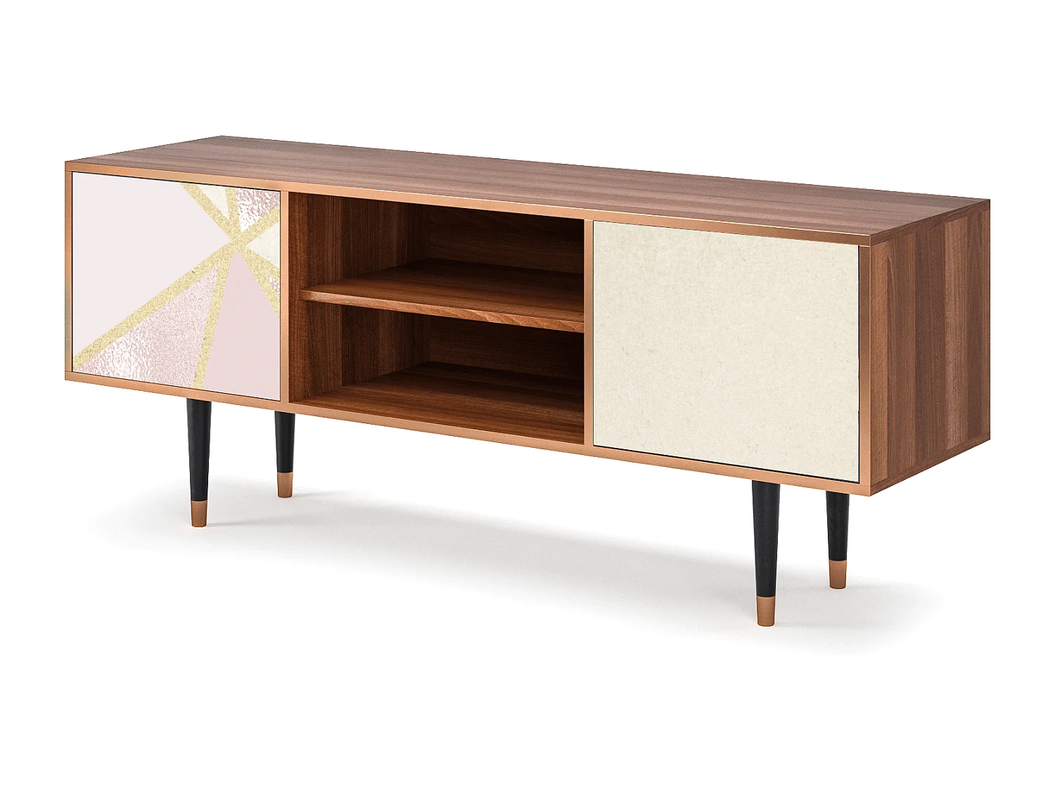 Meuble TV - 170х69х48 cm - T2 - Cosmopolitan Diva, Noyer