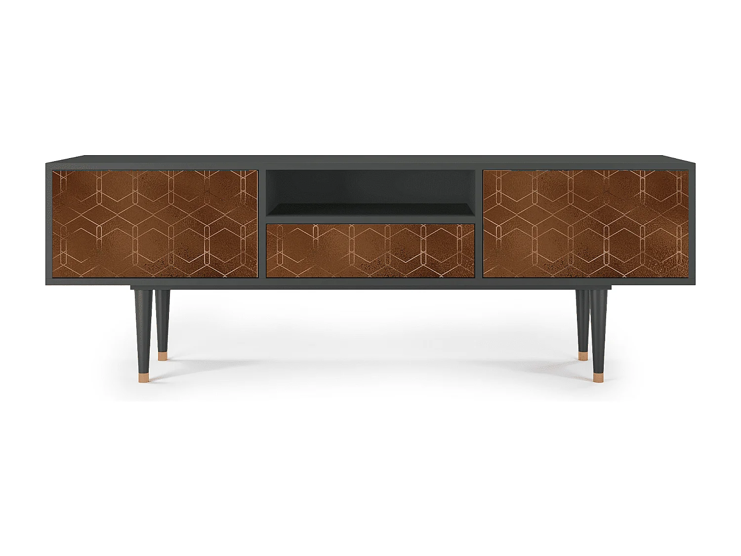 Mobile TV - 170х59х41 cm - T6 - Chocolate Bar, Antracite