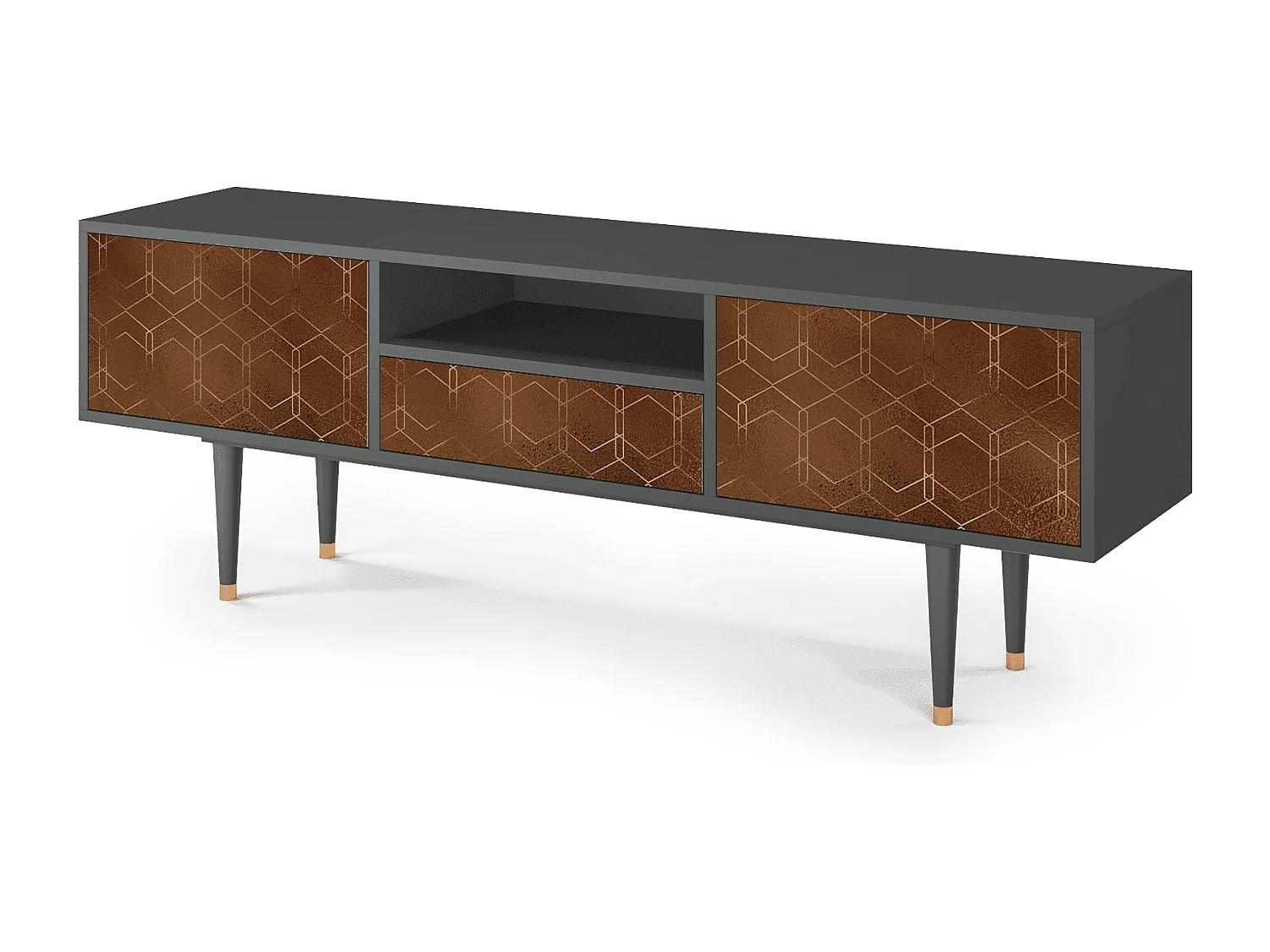 Mobile TV - 170х59х41 cm - T6 - Chocolate Bar, Antracite