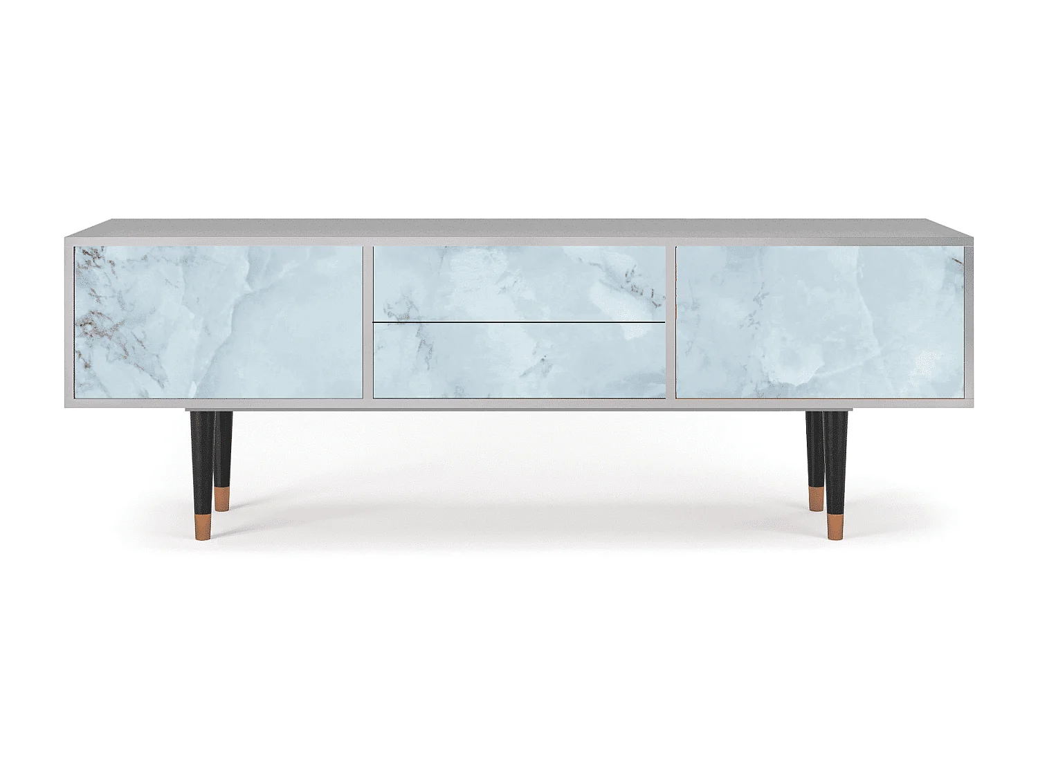 Mobile TV - 170х59х48 cm - T4 - Glacial Colour, Grigio