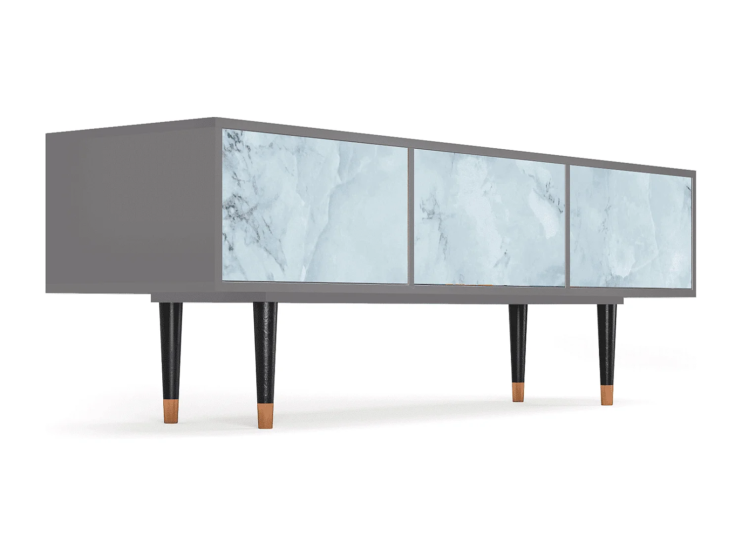 Mobile TV - 170х59х48 cm - T4 - Glacial Colour, Grigio