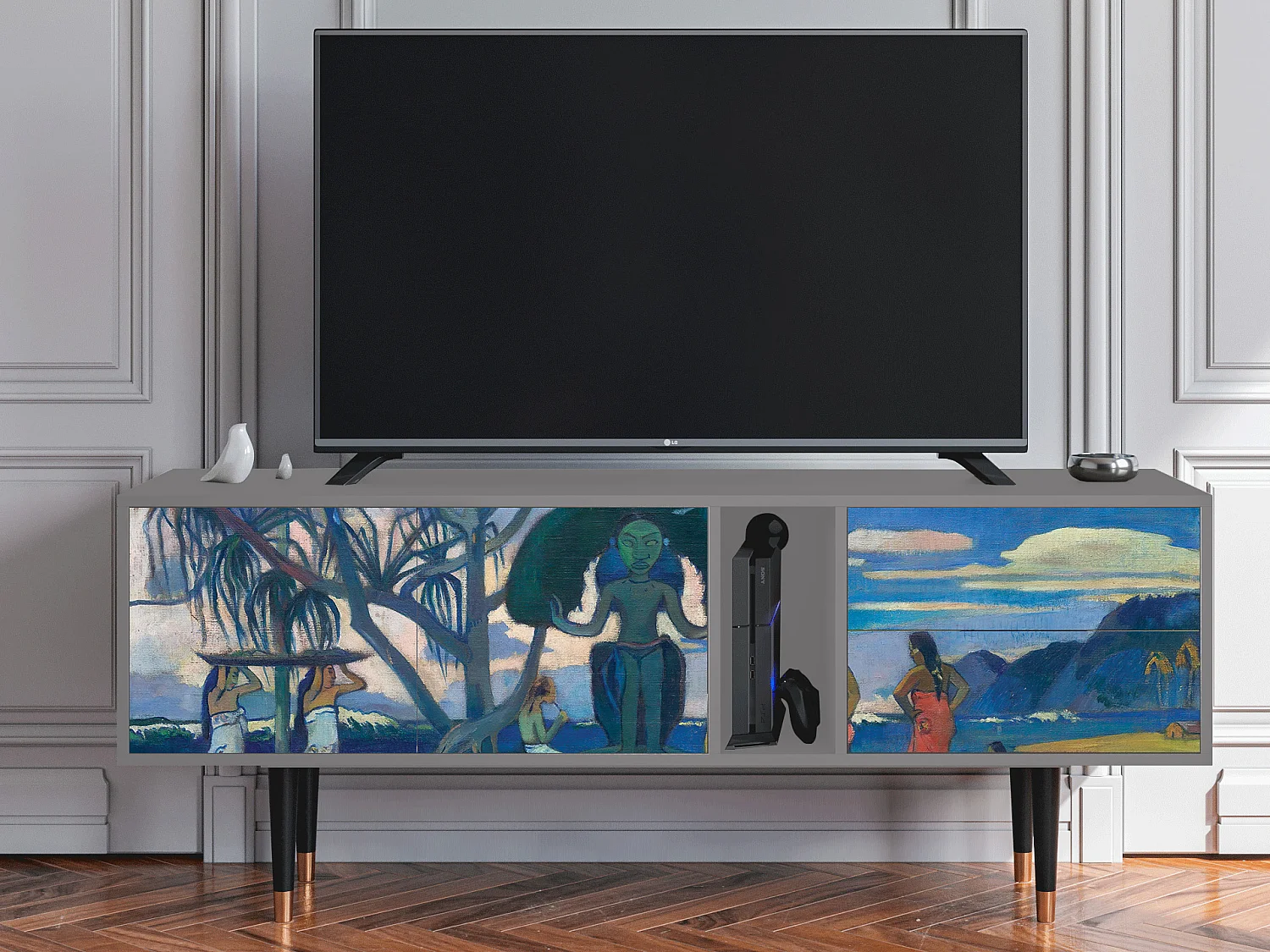 TV-Möbel - 170х69х48 cm - T1 - Day of the God, Grau