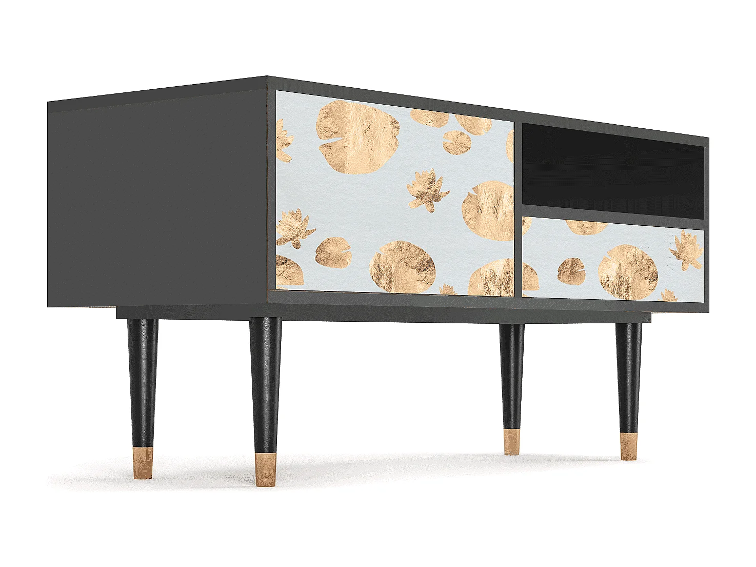 TV-Möbel - 115х59х48 cm - T3 - Blue Giraffe, Anthrazit