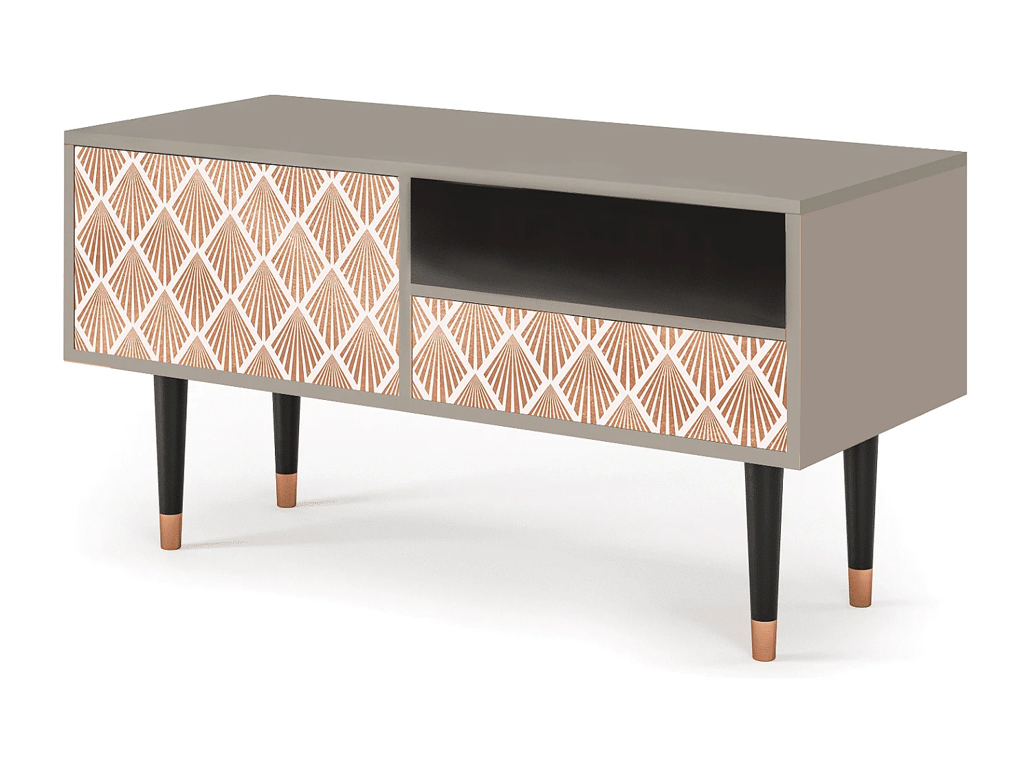 Meuble TV - 115х59х48 cm - T3 - Pastel Sunrise, Sable