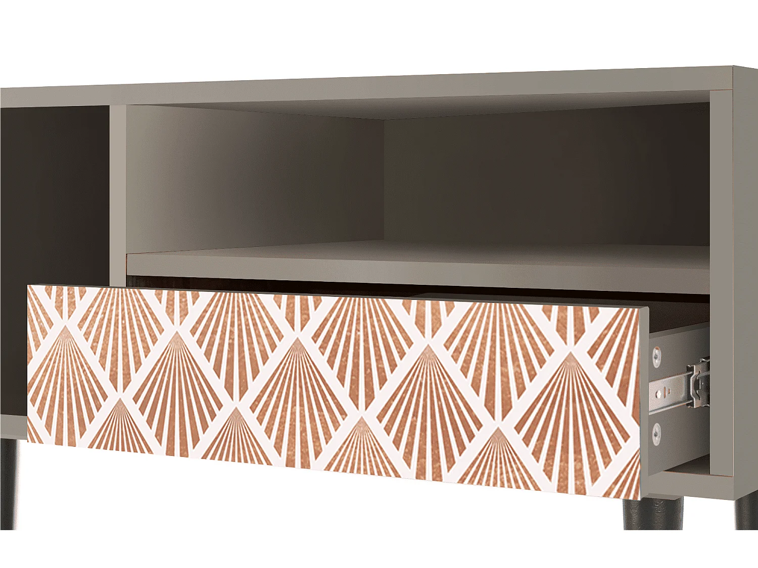 Meuble TV - 115х59х48 cm - T3 - Pastel Sunrise, Sable