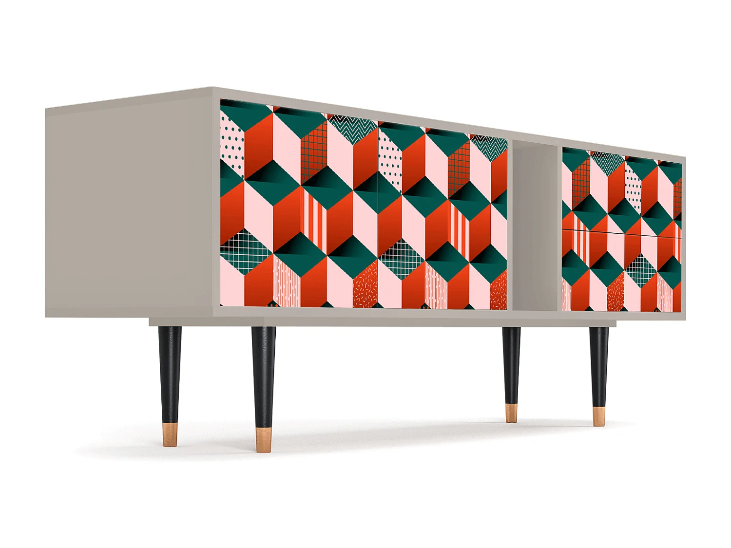 TV-Möbel - 170х69х48 cm - T1 - Pepsi-Cola, Sand