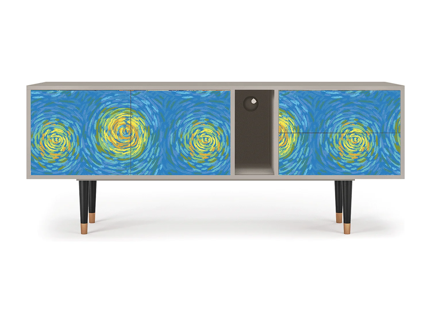 Mueble de TV - 170х69х48 cm - T1 - Van Gogh Lights, Arena