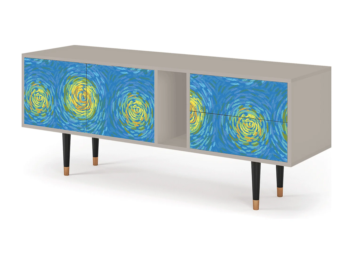 Mueble de TV - 170х69х48 cm - T1 - Van Gogh Lights, Arena
