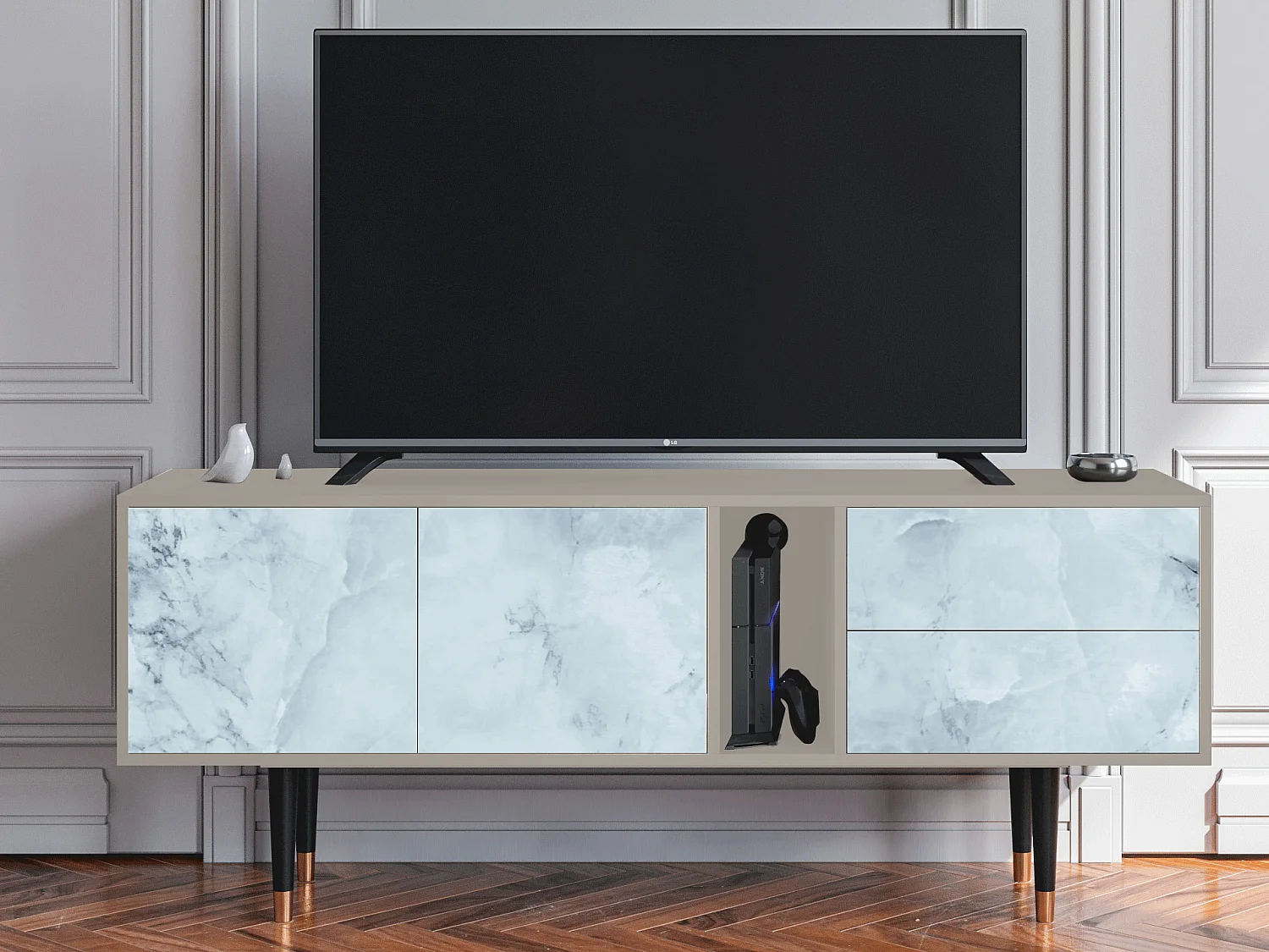 TV-Möbel - 170х69х48 cm - T1 - Glacial Colour, Sand
