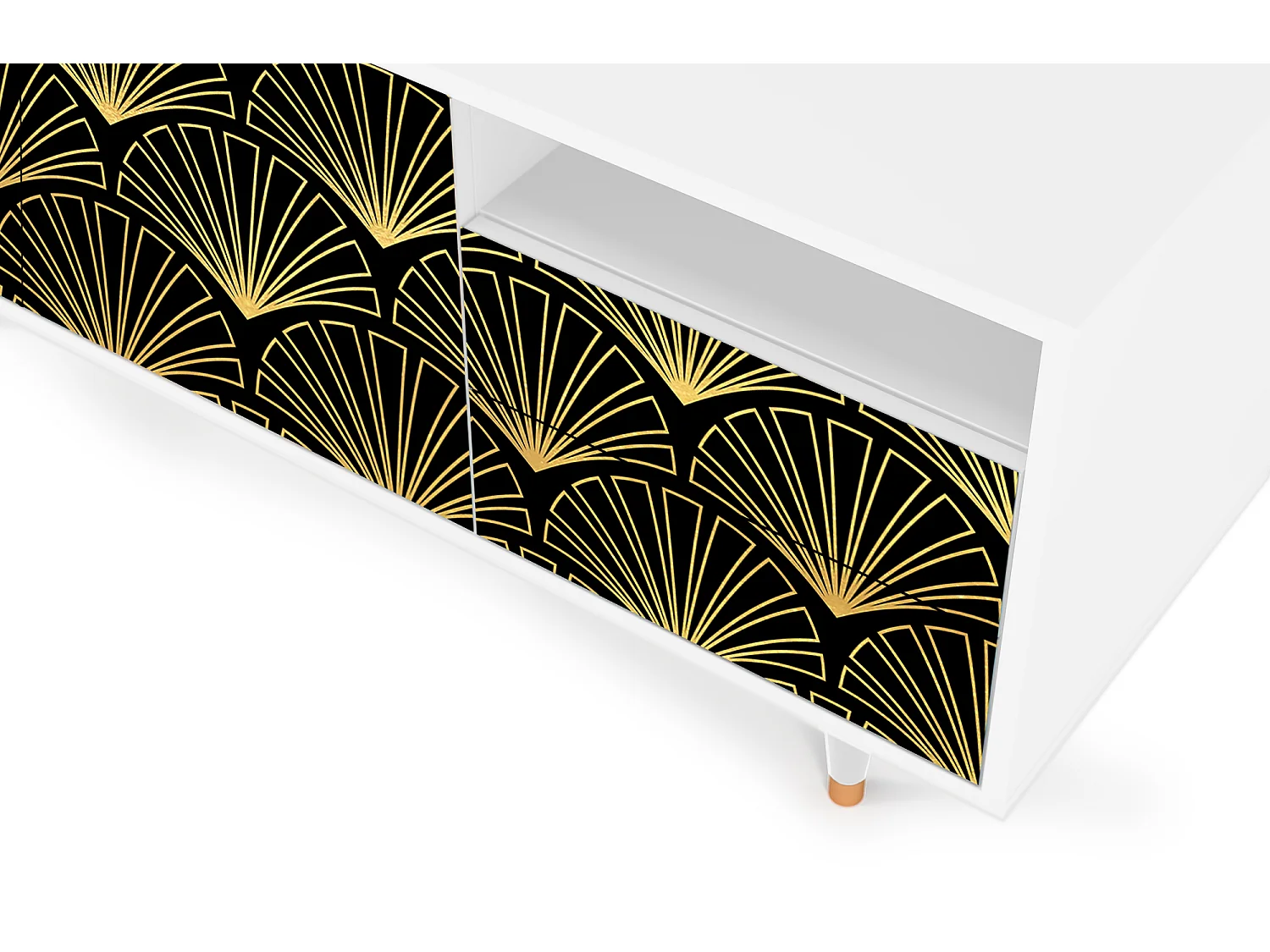 Mobile TV - 125х56х41 cm - T7 - Bird of Juno, Bianco