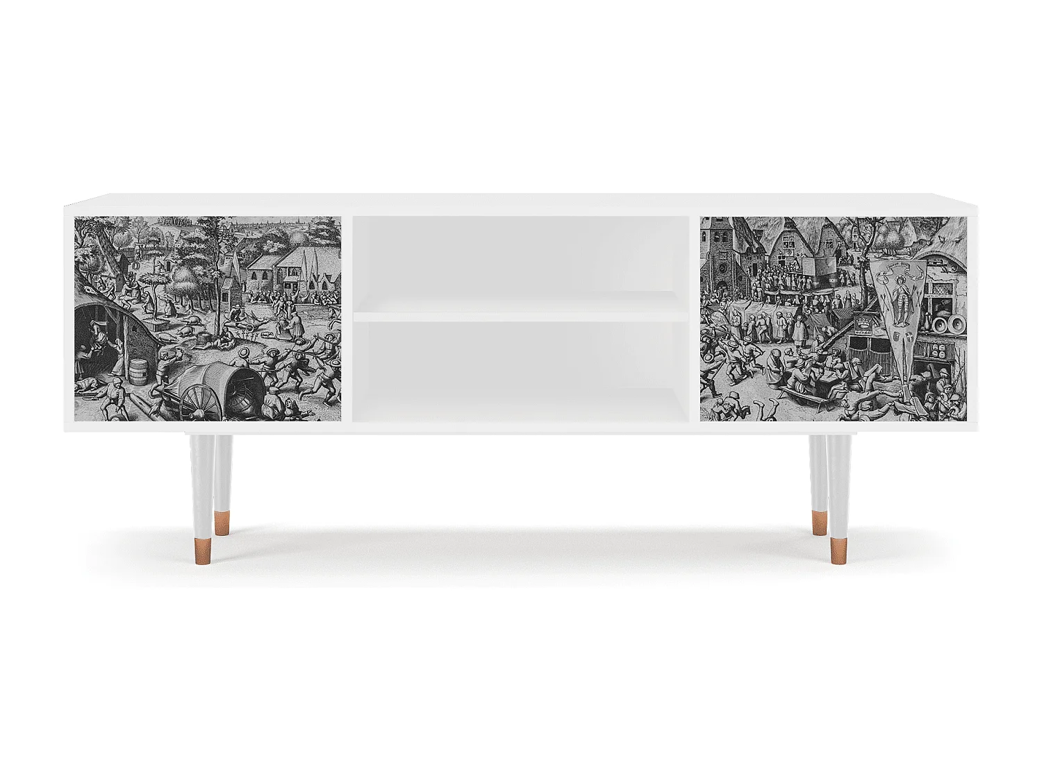 TV-Möbel - 170х69х48 cm - T2 - The Festival of Saint, Weiß