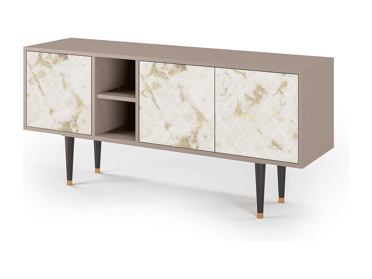 Mueble de TV - 150х69х41 cm - T5 - Sahara desert, Latte