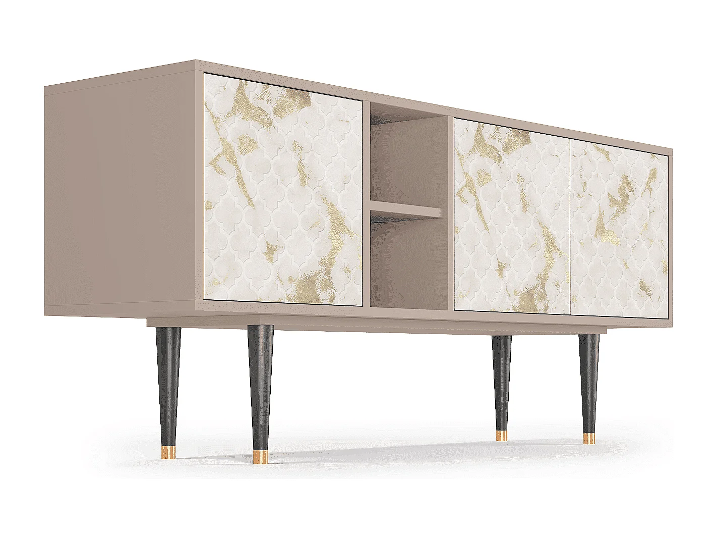 Meuble TV - 150х69х41 cm - T5 - Sahara desert, Latte