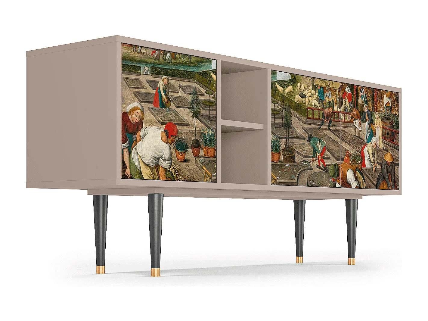 Mobile TV - 150х69х41 cm - T5 - The Younger - Spring, Latte