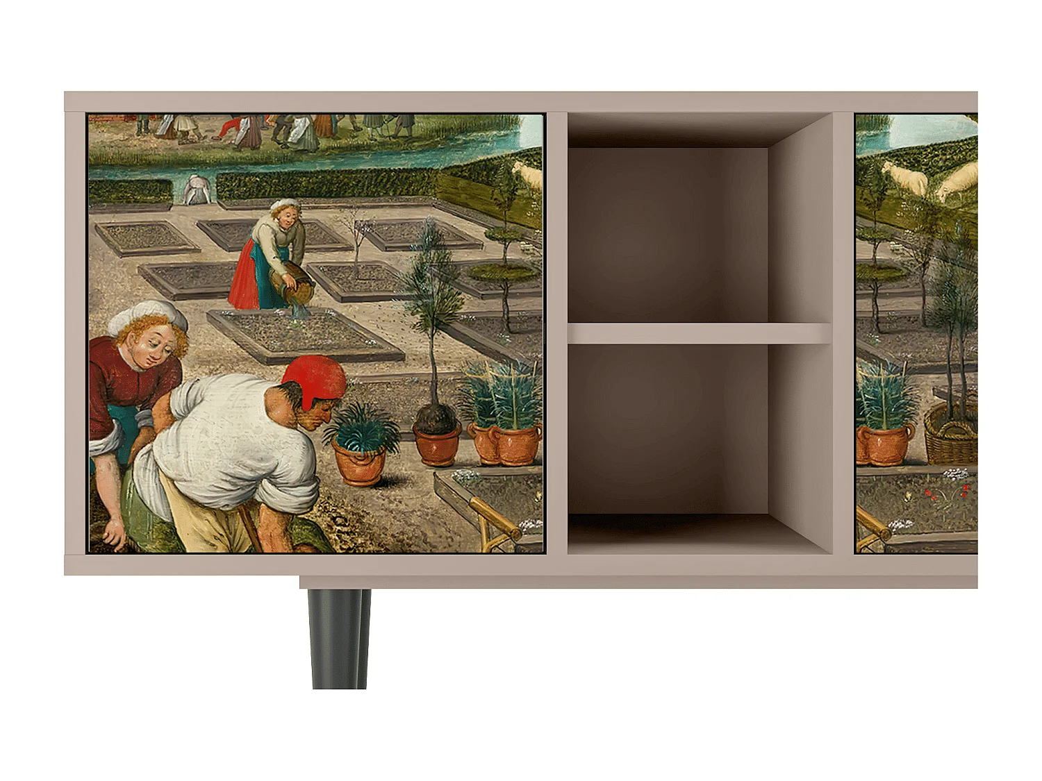 Mobile TV - 150х69х41 cm - T5 - The Younger - Spring, Latte