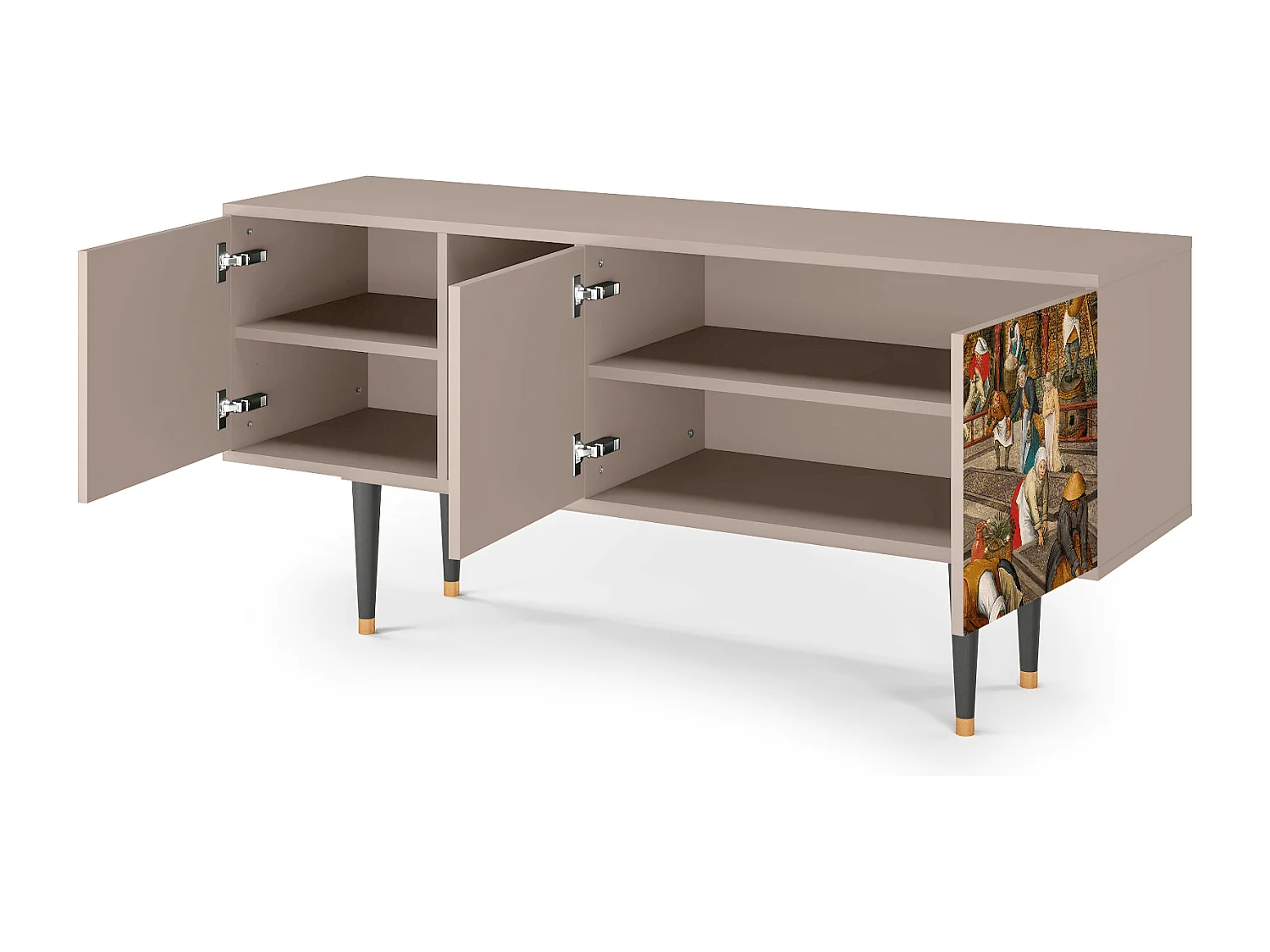 Mobile TV - 150х69х41 cm - T5 - The Younger - Spring, Latte