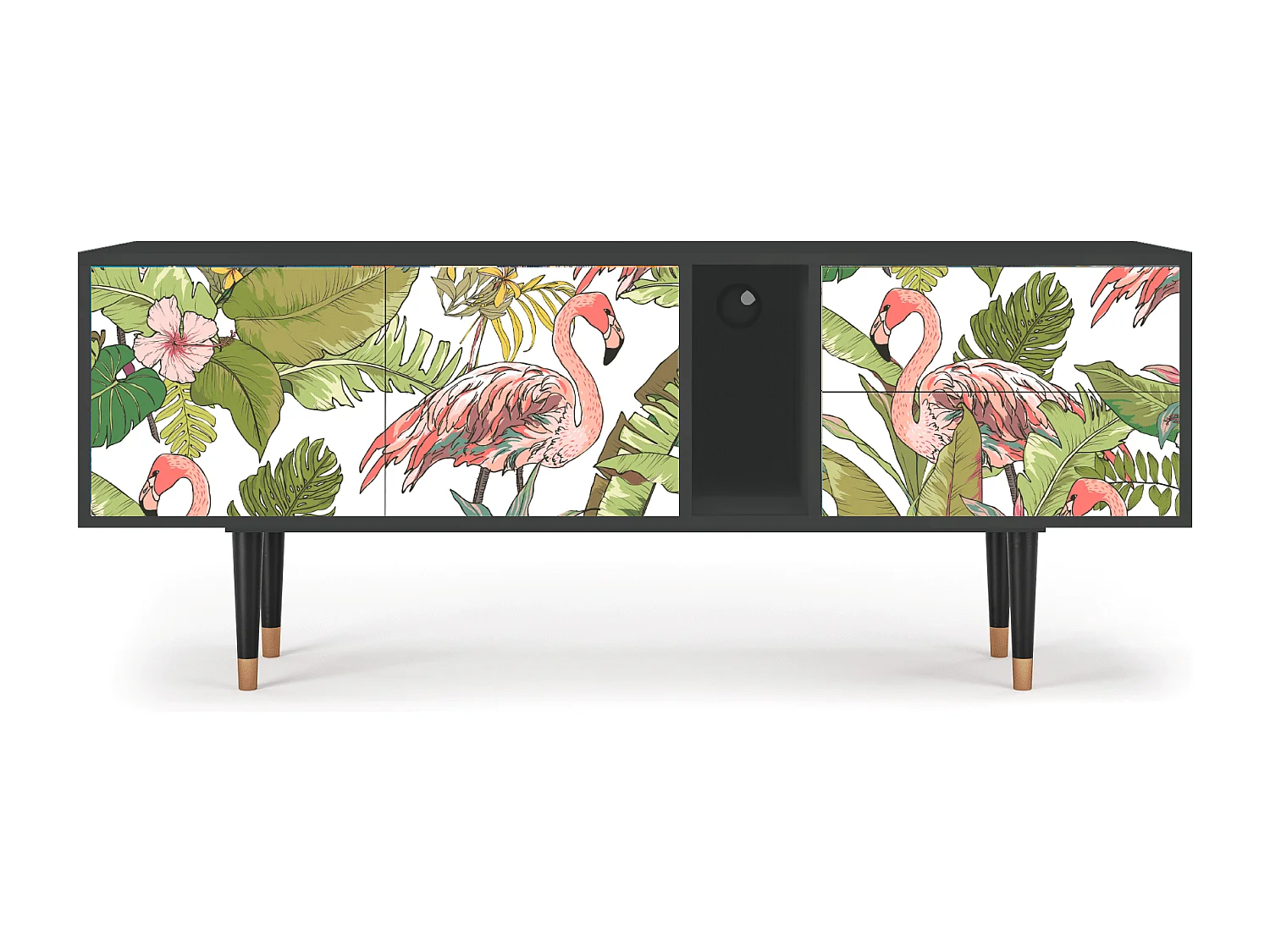 TV-meubel - 170х69х48 cm - T1 - Sweet Flamingo, Antraciet