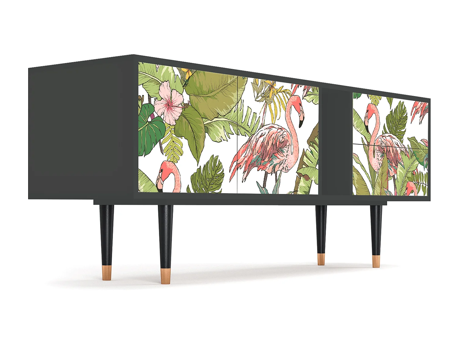 TV-meubel - 170х69х48 cm - T1 - Sweet Flamingo, Antraciet