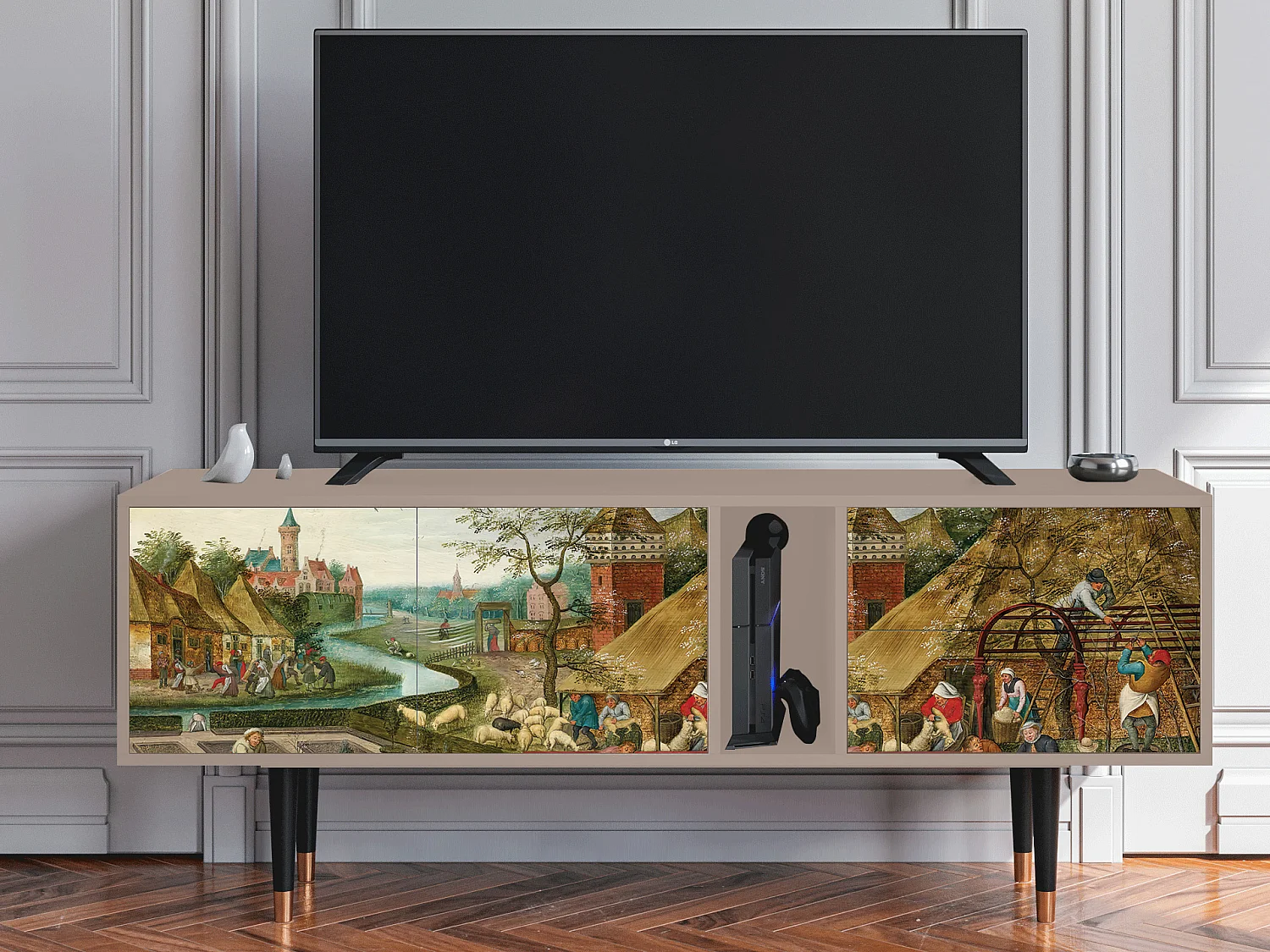 Meuble TV - 170х69х48 cm - T1 - The Younger - Spring, Latte