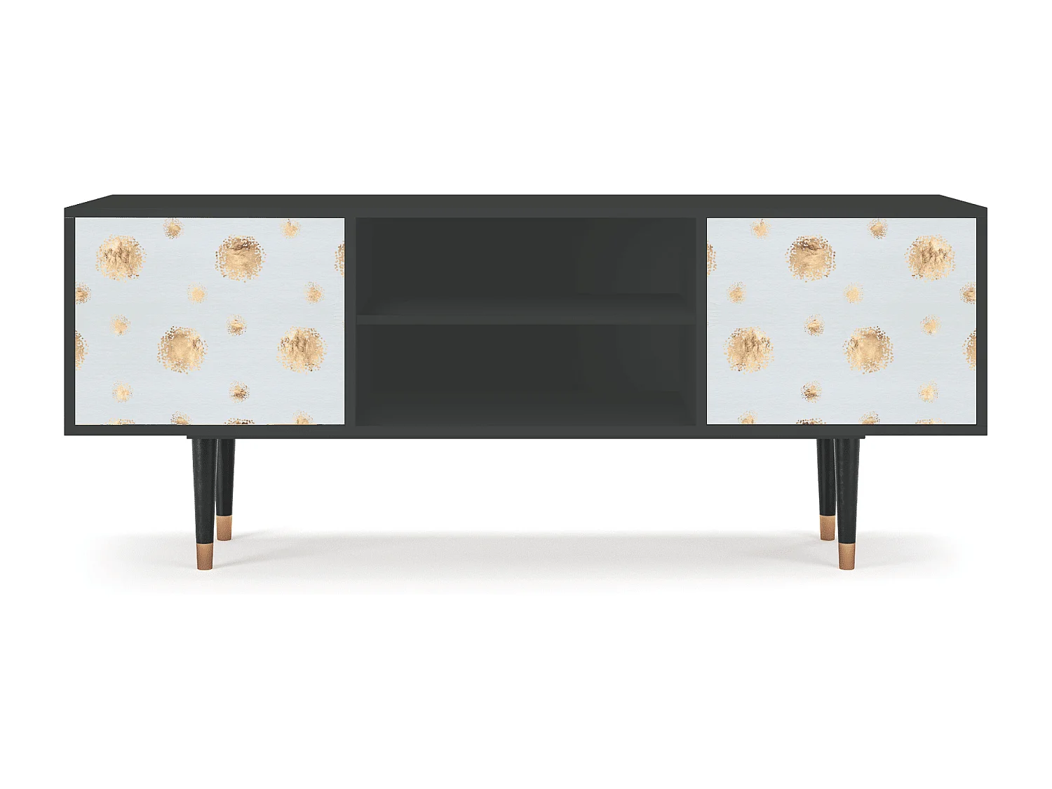 TV-Möbel - 170х69х48 cm - T2 - Sky Latte, Anthrazit