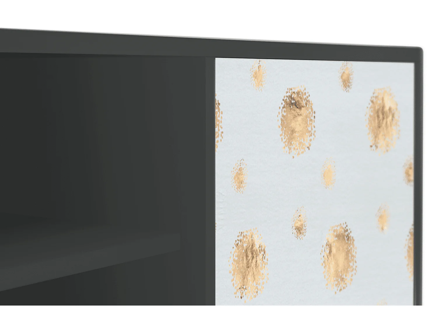 TV-Möbel - 170х69х48 cm - T2 - Sky Latte, Anthrazit