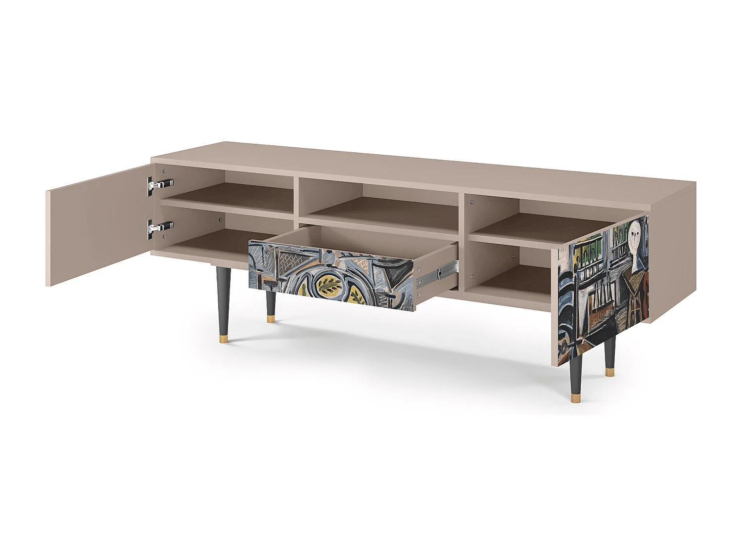 Meuble TV - 170х59х41 cm - T6 - The Studio , Latte