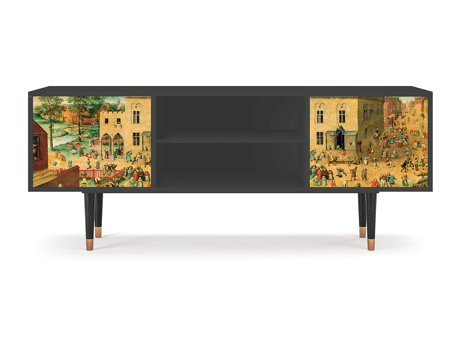 Meuble TV - 170х69х48 cm - T2 - Children Games, Anthracite