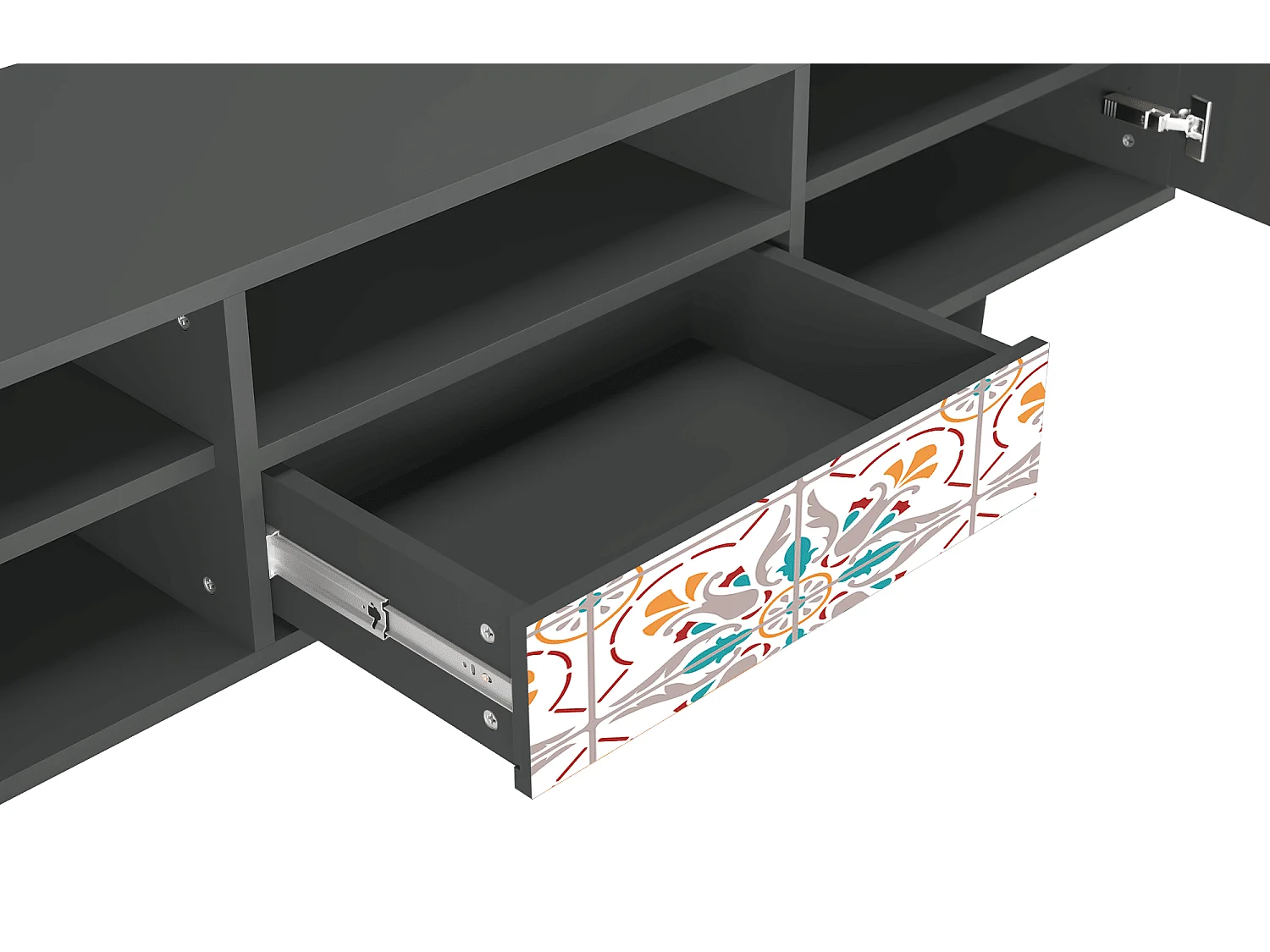 TV-meubel - 170х59х41 cm - T6 - Spring Ceramics, Antraciet