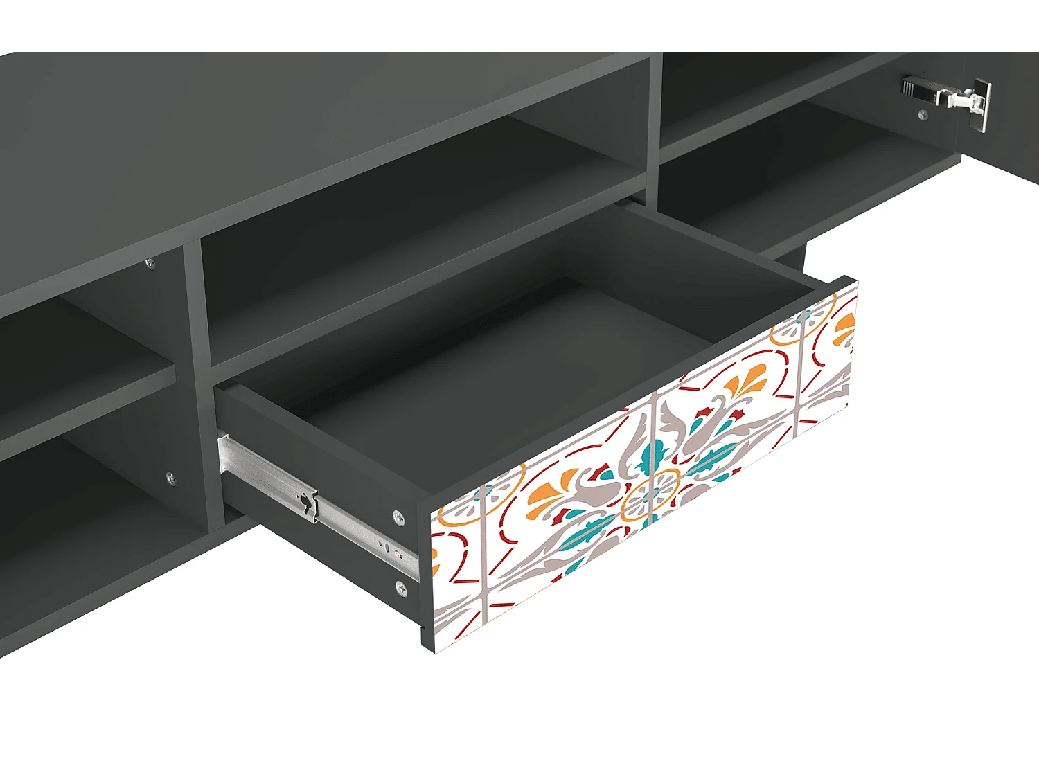 TV-meubel - 170х59х41 cm - T6 - Spring Ceramics, Antraciet