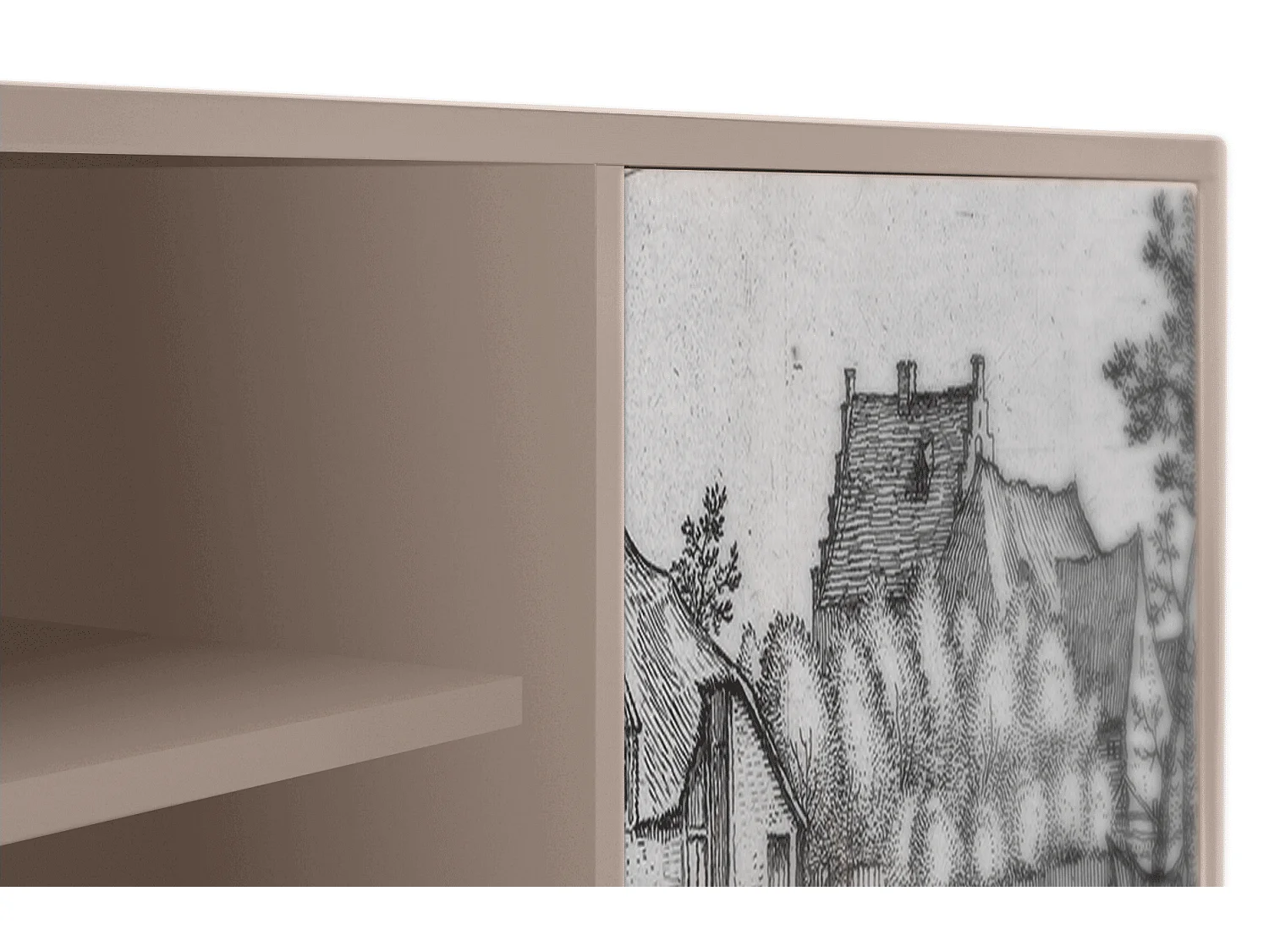 TV-meubel - 170х69х48 cm - T2 - Farms in a Village, Latte