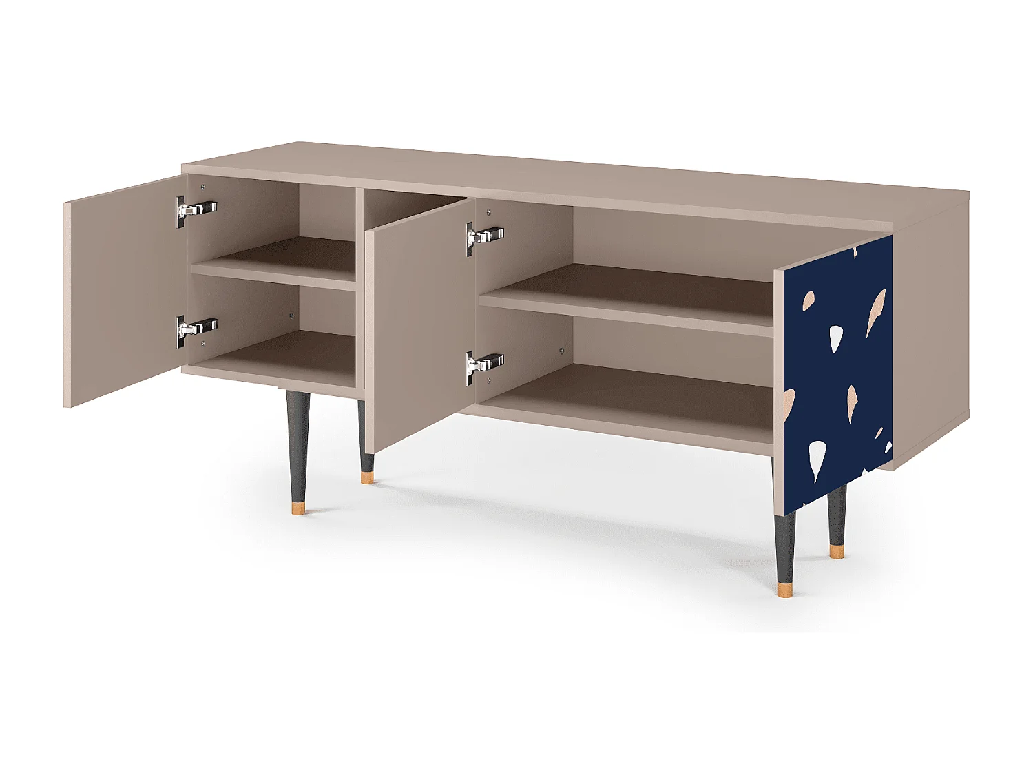 Mobile TV - 150х69х41 cm - T5 - Space Satellites, Latte