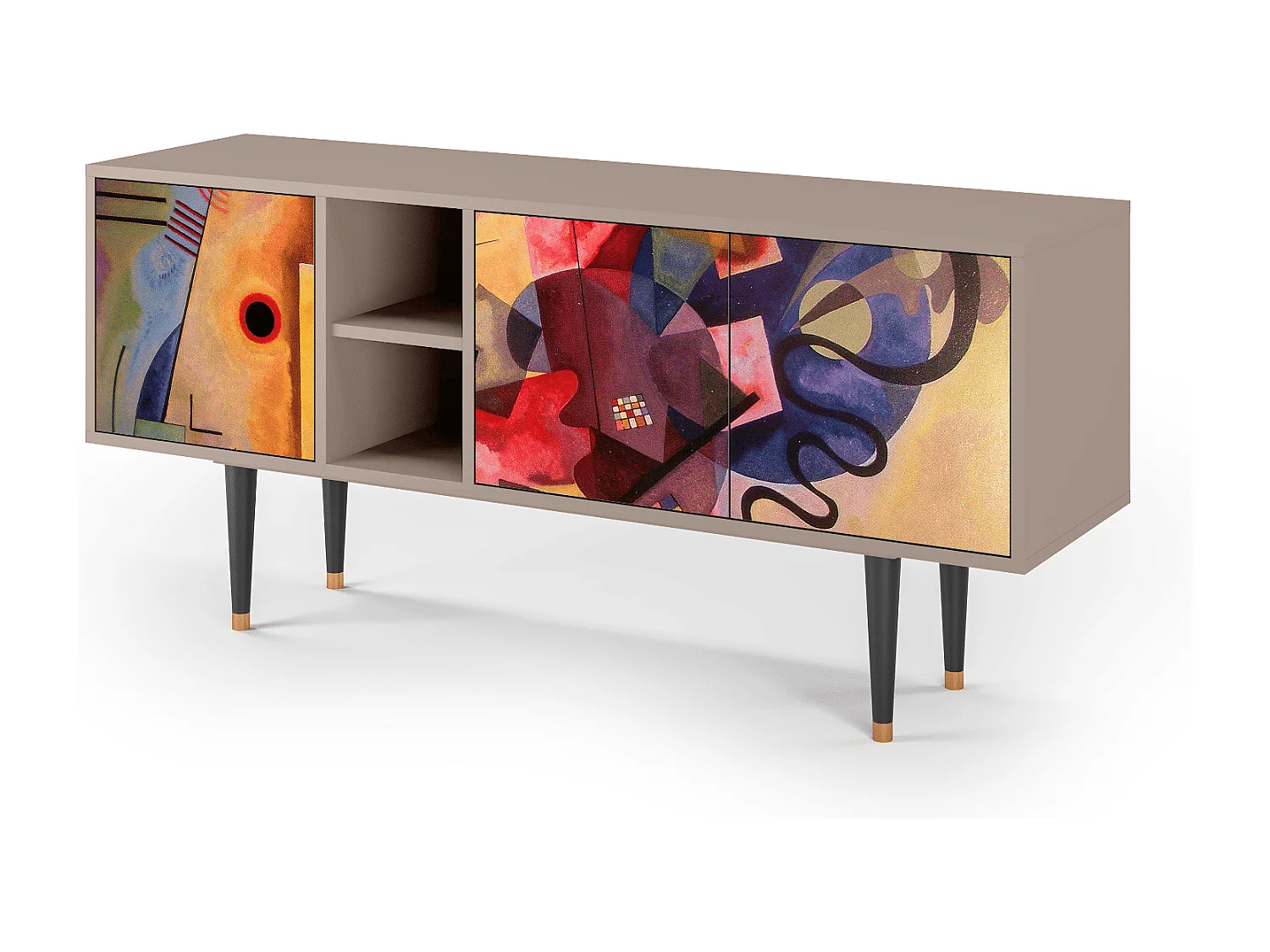 Mobile TV - 150х69х41 cm - T5 - Modern Art, Latte