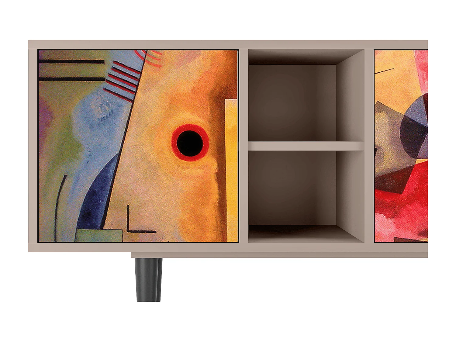 Mobile TV - 150х69х41 cm - T5 - Modern Art, Latte