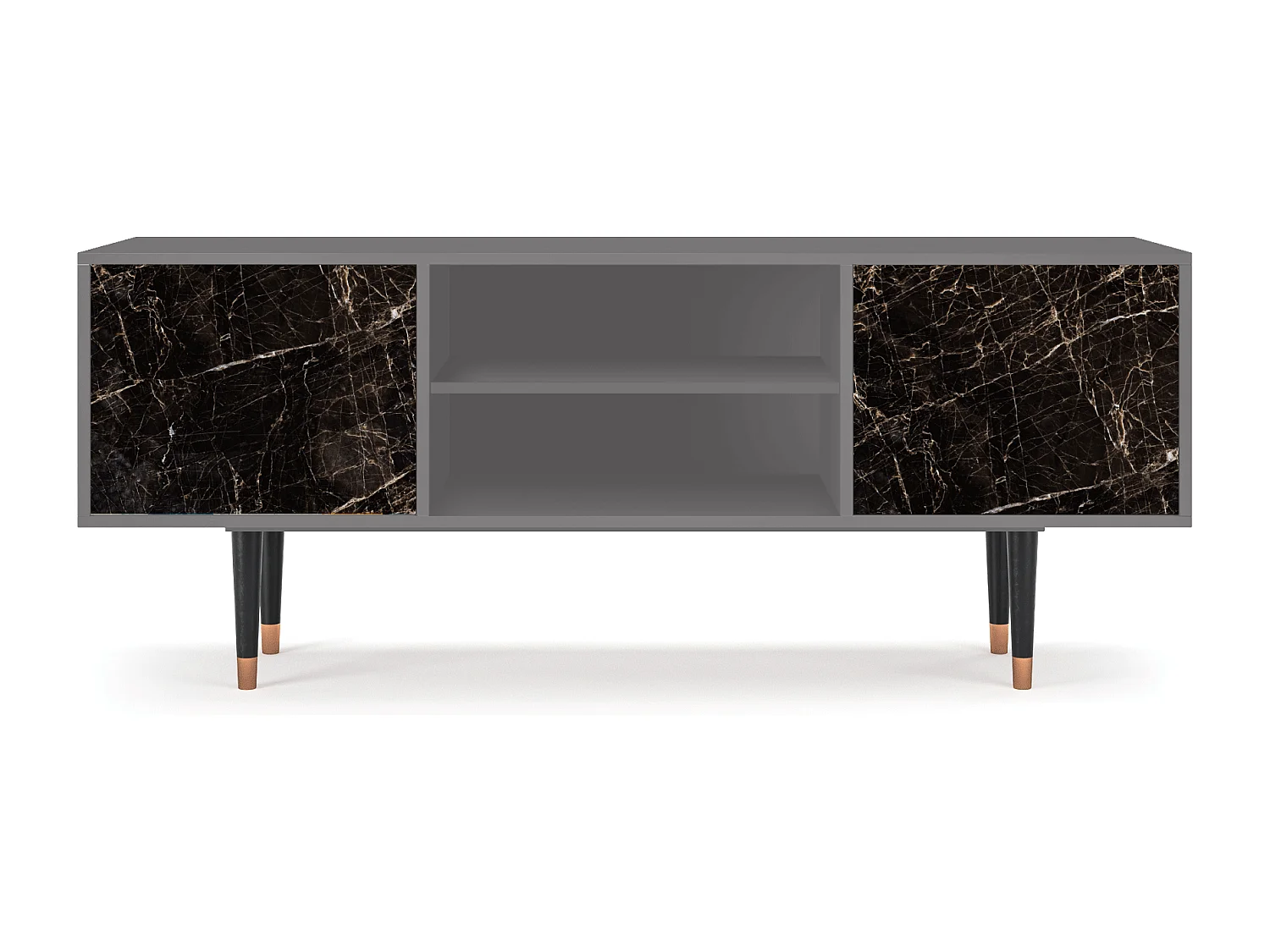 Meuble TV - 170х69х48 cm - T2 - Night Abyss, Gris