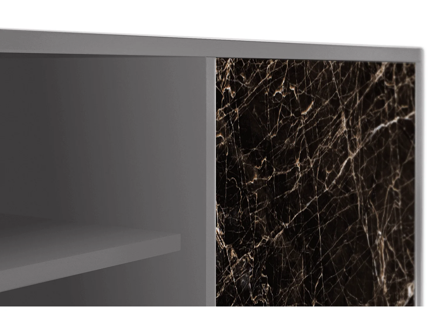 Meuble TV - 170х69х48 cm - T2 - Night Abyss, Gris